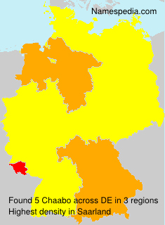 Surname Chaabo in Germany Surname Chaabo in Germany