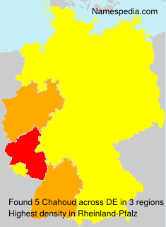 Surname Chahoud in Germany Surname Chahoud in Germany