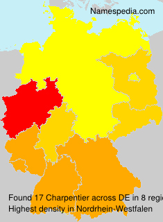 Surname Charpentier in Germany Surname Charpentier in Germany