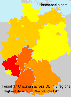 Surname Chauhan in Germany Surname Chauhan in Germany