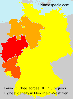 Surname Chee in Germany Surname Chee in Germany