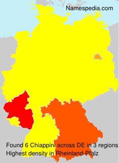 Surname Chiappini in Germany Surname Chiappini in Germany