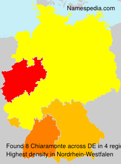 Surname Chiaramonte in Germany Surname Chiaramonte in Germany