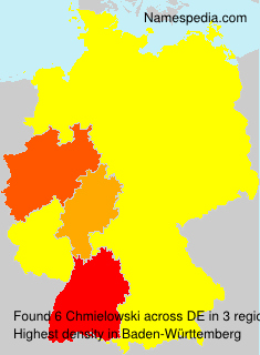 Surname Chmielowski in Germany Surname Chmielowski in Germany