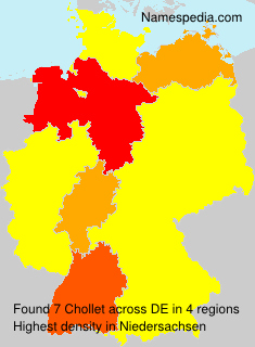 Surname Chollet in Germany Surname Chollet in Germany