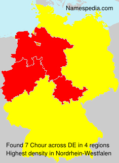 Surname Chour in Germany Surname Chour in Germany