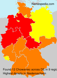Surname Chowaniec in Germany Surname Chowaniec in Germany