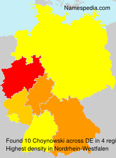 Surname Choynowski in Germany Surname Choynowski in Germany