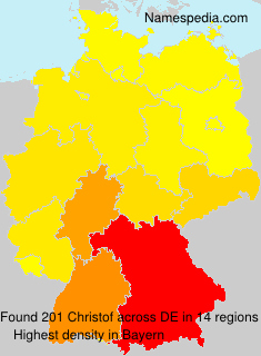 Surname Christof in Germany Surname Christof in Germany