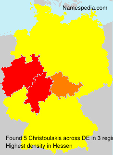 Surname Christoulakis in Germany Surname Christoulakis in Germany