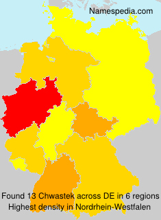 Surname Chwastek in Germany Surname Chwastek in Germany