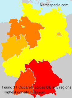 Surname Ciccarelli in Germany Surname Ciccarelli in Germany