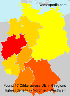 Surname Cihlar in Germany Surname Cihlar in Germany