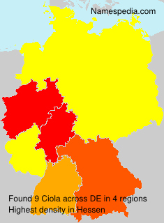 Surname Ciola in Germany Surname Ciola in Germany