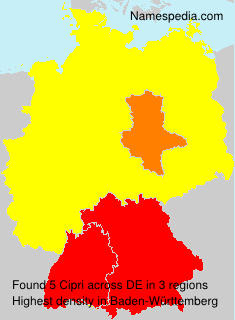 Surname Cipri in Germany Surname Cipri in Germany