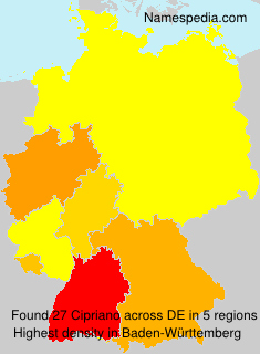 Surname Cipriano in Germany Surname Cipriano in Germany