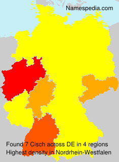 Surname Cisch in Germany Surname Cisch in Germany