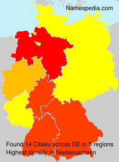 Surname Citaku in Germany Surname Citaku in Germany