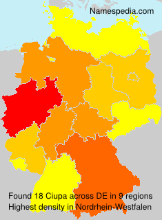 Surname Ciupa in Germany Surname Ciupa in Germany