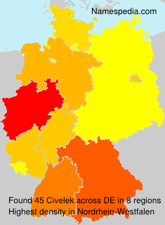 Surname Civelek in Germany Surname Civelek in Germany