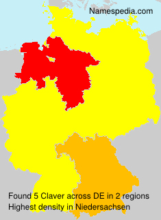 Surname Claver in Germany Surname Claver in Germany