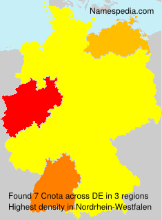 Surname Cnota in Germany Surname Cnota in Germany