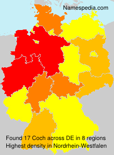 Surname Coch in Germany Surname Coch in Germany