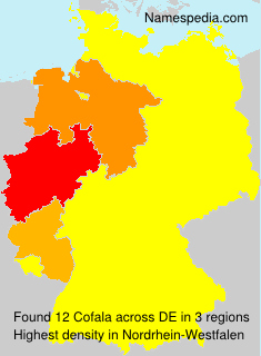 Surname Cofala in Germany Surname Cofala in Germany