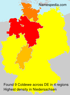 Surname Coldewe in Germany Surname Coldewe in Germany