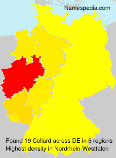 Surname Collard in Germany Surname Collard in Germany
