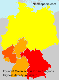 Surname Colon in Germany Surname Colon in Germany