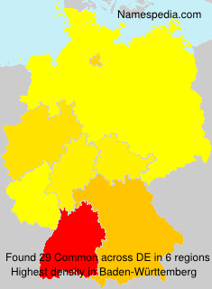 Surname Common in Germany Surname Common in Germany