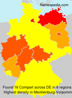 Surname Compart in Germany Surname Compart in Germany
