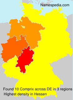 Surname Comprix in Germany Surname Comprix in Germany