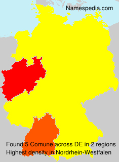 Surname Comune in Germany Surname Comune in Germany