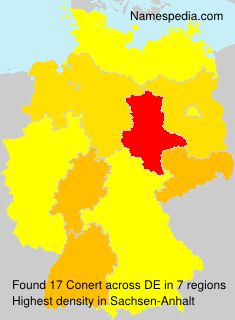Surname Conert in Germany Surname Conert in Germany