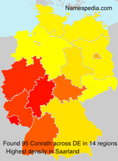Surname Conrath in Germany Surname Conrath in Germany