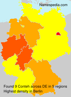 Surname Conteh in Germany Surname Conteh in Germany
