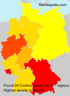 Surname Contino in Germany Surname Contino in Germany