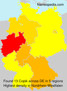 Surname Copik in Germany Surname Copik in Germany