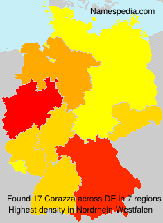 Surname Corazza in Germany Surname Corazza in Germany