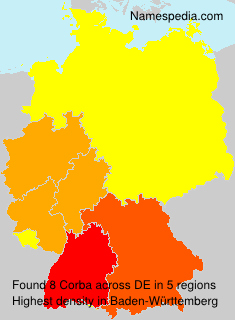 Surname Corba in Germany Surname Corba in Germany