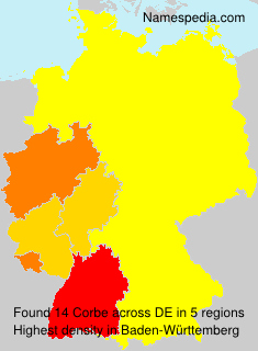 Surname Corbe in Germany Surname Corbe in Germany
