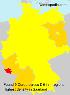 Surname Corea in Germany Surname Corea in Germany