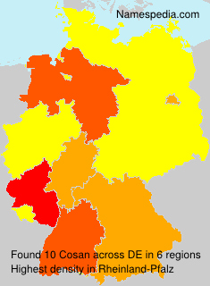 Surname Cosan in Germany Surname Cosan in Germany