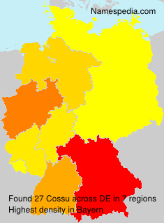 Surname Cossu in Germany Surname Cossu in Germany