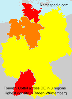 Surname Cottel in Germany Surname Cottel in Germany