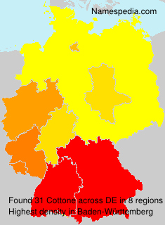 Surname Cottone in Germany Surname Cottone in Germany
