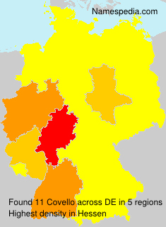 Surname Covello in Germany Surname Covello in Germany