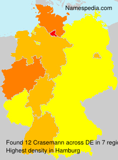 Surname Crasemann in Germany Surname Crasemann in Germany